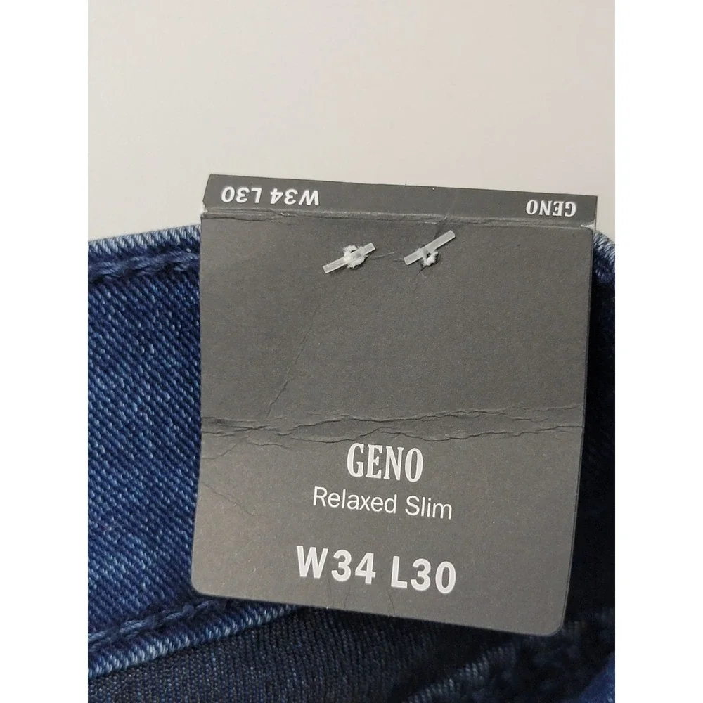 True Religion Mens Geno Relaxed Slim Fit Straight Leg Flap Pocket Size 34/30 New